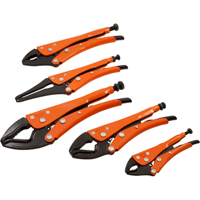Locking Plier Set, 5 Pieces Sécurité Médic