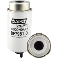 BF7951-D Secondary Fuel/Water Separator with Removable Drain Sécurité Médic