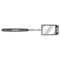 Inspection Mirror, Rectangular, 2-3/4" L x 1-7/8" W, Telescopic Sécurité Médic