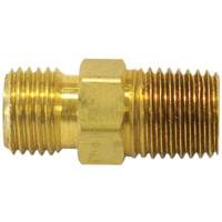 Reducer/Adapter Fitting, 1/4" x 1/4" Dia, Brass Sécurité Médic