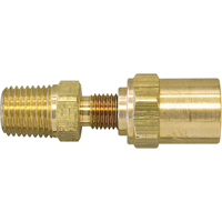 Fittings - Reusable Hose Fittings, 1/2" Dia., Brass Sécurité Médic