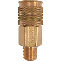 Uniquik Quick Coupler, Brass Sécurité Médic