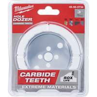 Hole Dozer Saw with Carbide Teeth, 3", 1-63/100" Depth of Cut, Carbide Sécurité Médic