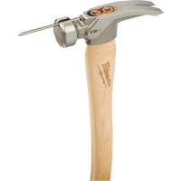 Marteau de charpente &agrave; face usin&eacute;e, 19 oz., Prise en Bois, 16" lo Sécurité Médic