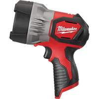 M12 Spotlight, LED, 750 Lumens, 4 Hrs. Run Time, Rechargeable Battery, Plastic Sécurité Médic