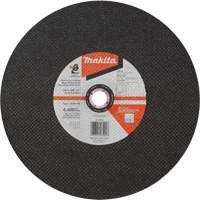Abrasive Cut-Off Wheel, 14" x 3/32", 1" Arbor, Type 1, Aluminum Oxide, 4400 RPM Sécurité Médic