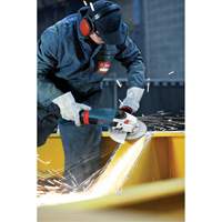 High Performance Large Angle Grinder, 9", 120 V, 15 A, 6500 RPM Sécurité Médic