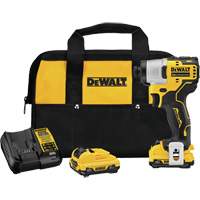 Xtreme Brushless Impact Driver Kit, 1/4", 1450 in-lbs Max. Torque, 12 V, Lithium-Ion Sécurité Médic