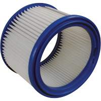 Vacuum Filter, Cartridge/Hepa, Fits 1 US gal. Sécurité Médic
