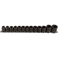 Socket Set, 13 Pcs, Impact, 1/2" Drive Size Sécurité Médic