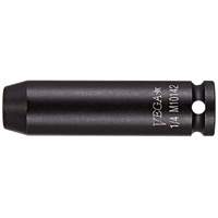 Socket, Impact, 1/4", 1/4" Drive, 6 Points, Deep Sécurité Médic
