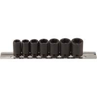 Magnetic Socket Set, 7 Pcs, Impact, 1/4" Drive Size Sécurité Médic