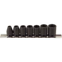 Magnetic Socket Set, 7 Pcs, Impact, 3/8" Drive Size Sécurité Médic