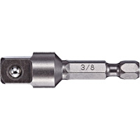 Adaptateur et rallonge, 1/4" Prise, Dimension m&acirc;le 3/8", Sph&eacute;rique, 2" lo Sécurité Médic