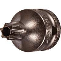 Socket Bit, Torx&reg; Tamper, 8 x 3/4" L, 1/4" Drive Sécurité Médic