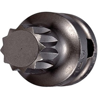 Socket Bit, Triple Square, 5 x 1" L, 3/8" Drive Sécurité Médic
