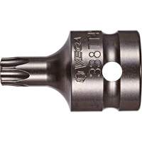 Socket Bit, Torx&reg; Tamper, 30 x 1-1/2" L, 1/2" Drive Sécurité Médic