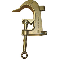 Pince de mise &agrave; la terre &agrave; t&ecirc;te en C en bronze, Capacit&eacute; de 2-7/8" (73 mm) Sécurité Médic