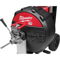 Machine &agrave; tambour d&eacute;gout MX Fuel avec PowerTredz, &eacute;lectrique, 5/8" x 100' et 3/4" x 100' Sécurité Médic