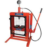 Hydraulic Shop Press with Grid Guard, 10 Tons Capacity Sécurité Médic