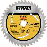 Lame TrackSaw FlexVolt, 6-1/2", 42 dents, Pour Bois Sécurité Médic