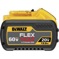 FlexVolt&reg; Max Battery, Lithium-Ion, 20 V/60 V, 12 Ah Sécurité Médic