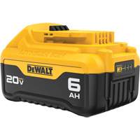 Max XR&reg; Premium Battery Pack, Lithium-Ion, 20 V, 6 Ah Sécurité Médic
