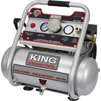 Compresseur &agrave; air sans huile, &eacute;lectrique, 2 gal. (2,4 gal. US), 125 PSI, 120/1 V Sécurité Médic