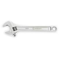 Adjustable Wrench, 12" L, 1-1/2" Max Width, Chrome Sécurité Médic