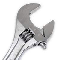 Adjustable Wrench - Bagged, 8" L, 1-1/8"/29 mm Max Width, Chrome Sécurité Médic