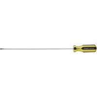 Tournevis d'&eacute;b&eacute;nisterie tr&egrave;s l&eacute;ger 100 PLUS, Tige de 1/8", Ronde, 6-5/8" lo, Prise en Plastique Sécurité Médic