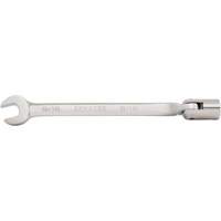Cl&eacute; mixte &agrave; t&ecirc;te flexible, 12 pans, 3/8", Fini Satin Sécurité Médic