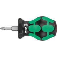 Stubby Phillips Screwdriver, #1, 4" L, Plastic Handle Sécurité Médic
