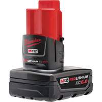 M12 Redlithium XC6.0 Battery, Lithium-Ion, 12 V, 6 Ah Sécurité Médic