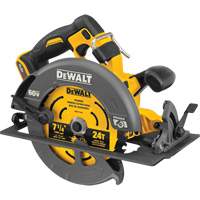 FlexVolt&reg; Max Brushless Circular Saw with Electric Brake (Tool Only), 7-1/4", 60 V Sécurité Médic