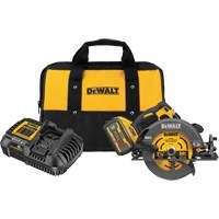 Ensemble de scie circulaire sans balai Flexvolt Max avec frein &eacute;lectrique, 7-1/4", 60 V Sécurité Médic