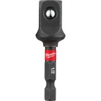 Shockwave Impact Socket Adapter, 1/4" Drive Size, 1/2" Male Size, Ball, 2" L Sécurité Médic