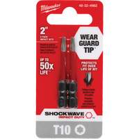 Embout de tournevis Shockwave Impact Duty, Torx, T-10, Prise 1/4" Sécurité Médic