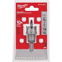Scies-cloches au carbure monobloc, 1", Profondeur de la coupe de 3/16" Sécurité Médic