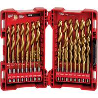 Jeu de forets Shockwave Red Helix, 29 morceaux, Titane Sécurité Médic