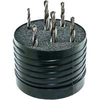 DRILLCO Combined Tap & Drill Set, 6 Pieces, High Speed Steel Sécurité Médic