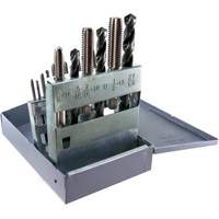 Jeu de tarauds & forets DRILLCO, 18 morcea Sécurité Médic