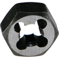 &eacute;crou taraudeur hexagonal DRILLCO, Filet de 4-40, Acier rapide Sécurité Médic