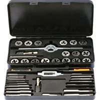 DRILLCO Metric Tap & Die Set, 36 Pieces Sécurité Médic