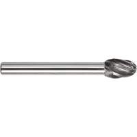 Fraise rotative conique &agrave; embout arrondi pour la coupe d'aluminium DRILLCO, SE-1NF Sécurité Médic