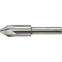 DRILLCO Chatterless Countersink, 3/16", High Speed Steel, 60° Angle, 6 Flutes Sécurité Médic