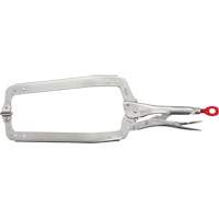 Pince-&eacute;tau en C &agrave; m&acirc;choires pivotantes Torque Lock, Longueur 18", Pinces serre-joints Sécurité Médic