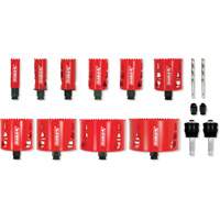 Electrician's Bi-Metal Hole Saw Set, 16 Pieces Sécurité Médic
