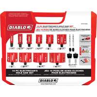 Electrician's Bi-Metal Hole Saw Set, 16 Pieces Sécurité Médic