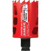 Wood & Metal Hole Saw, 1-7/8", 2-3/8" Depth of Cut, Carbide Sécurité Médic